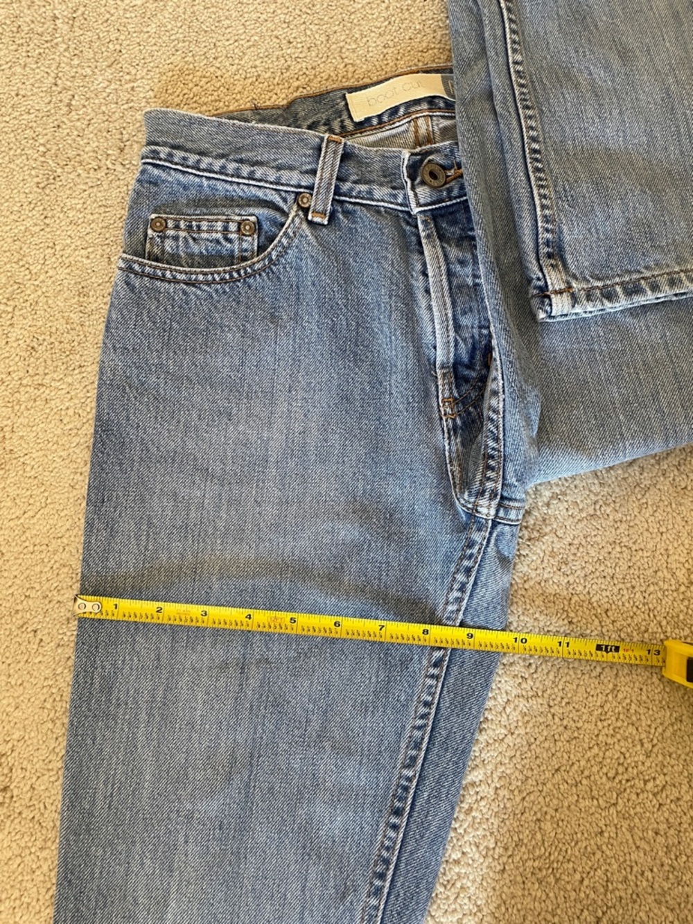 Vintage Gap Boot Cut Jeans - Light Blue Denim - Picture 8 of 10